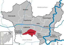 Hüllhorst – Mappa