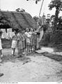 Upacara menaikkan bendera Kerajaan Sarawak di perkarangan awam Kuching POW dan interniran kem pada 12 September 1945 oleh Encik DR Lascelles, bekas Pegawai Daerah untuk Miri dan Encik J. B. Archer, Ketua Seksyen Perkhidmatan Awam Sarawak, bekas banduan Jepun sejurus selepas Jepun menyerah.