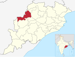 Distretto di Bargarh – Mappa