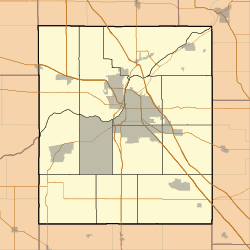 Corwin is located in Tippecanoe County, Indiana