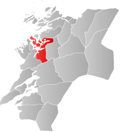 Namsos within Nord-Trøndelag