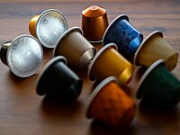 Nespresso coffee capsules