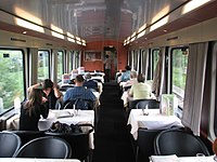 オーストリア連邦鉄道食堂車