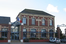 The town hall in Saint-Nicolas-de-la-Taille