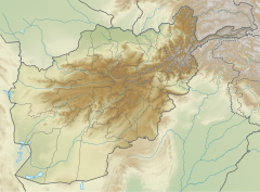 Mapa lokalizacyjna Afganistanu