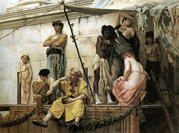 De Slavenmarkt (1886), privécollectie