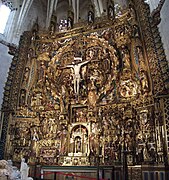 Retable principal de la chartreuse de Miraflores, par Gil de Siloé, 1496-1499.