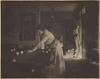 O'Malley at Billiards, asi 1909, (Google Art Project)