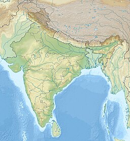 楠达德维山在印度的位置