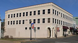 First National Bank building in Downtown Leesville