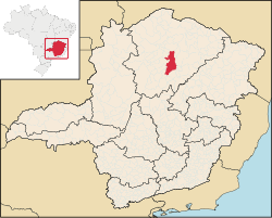 Location in Minas Gerais state