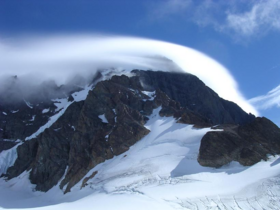 Le mont Monarch vu de l'ouest.