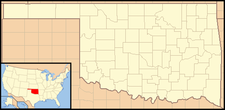 Cayuga is located in Oklahoma