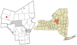 Location in Oneida County and the state of New York.