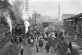 Un classique des années 1970-1980 pour la 230 G 353, sur la Petite Ceinture de Paris.