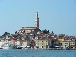 Pohled na město Rovinj