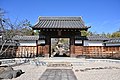 清洲城の城門を移築したと伝わる良福寺山門（愛知県尾張旭市）