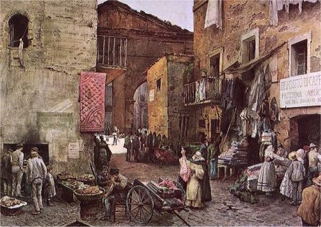 Ettore Roesler-Franz: Via Rua, ca. 1880.