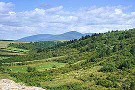 Zemplén Mountains view from Boldogkőváralja