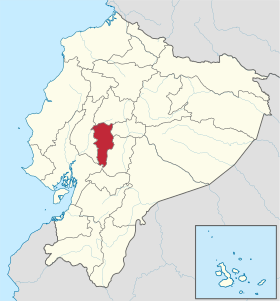 玻利瓦尔省在厄瓜多尔的位置