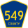 County Route 549 Spur marker