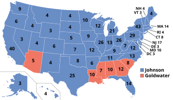 Delstaternes antal valgmandsstemmer