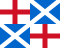 Drapeau du Commonwealth (1651-1658).