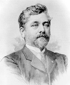 L'incheniero francés Gustave Eiffel.