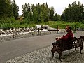 Osman Güldemir in Alaska at Anchorage Native Heritage Museum on June 27, 2019.