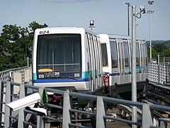 VAL 208 du métro de Rennes.