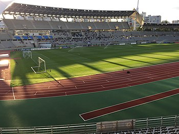 Das Stade Charléty in Paris