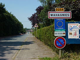 The road into Wahagnies