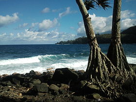 Anse des Cascades.