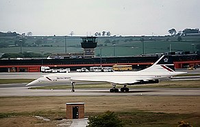 リーズ・ブラッドフォード空港のコンコルド(1987年)