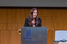 Rosanna Díaz Costa, Director, "Un Mundo para Julius / A World for Julius", speaks at the "Film Industry: A Woman’s Perspective" event at WIPO to mark World Intellectual Property Day.