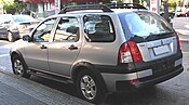 Fiat Palio Adventure, выгляд ззаду