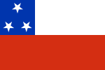 解放秘鲁远征队，与智利国旗类似