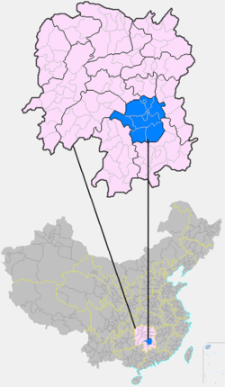 衡阳市在湖南省的地理位置