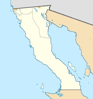 Тіхуана. Карта розташування: Баха-Каліфорнія