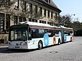 Wagen 216 mit Werbung der Stadtwerke Esslingen