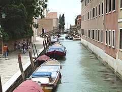 le fondamenta du rio Sant'Eufemia et le ponte Lagoscuro