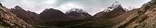 panoramic view of Tapovan from 100 metres above