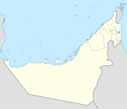 Dubaî li ser nexşeya Emirtiyên Yekbûyî yên Ereb nîşan dide