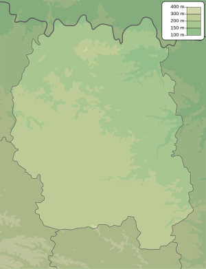 Страусове перо (заказник). Карта розташування: Житомирська область