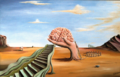 Esempio di Surrealismo, BrainChain, olio su tela di Willem den Broeder (2001)