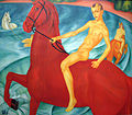 Cheval rouge au bain 1912