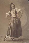 Nadezdha Vinarova, the first Bulgarian prima ballerina.