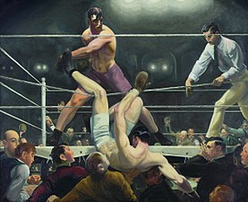 George Bellows, Dempsey i Firpo, 1924