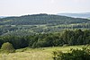 Blick vom „Heimatblick“ bei Leubach nordwärts zum Streufelsberg