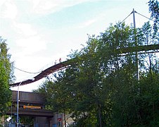 Erzbahnschwinge von unten